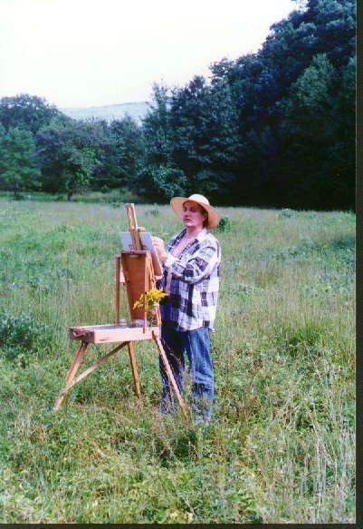 A full day of plein air sketching, drawing and painting