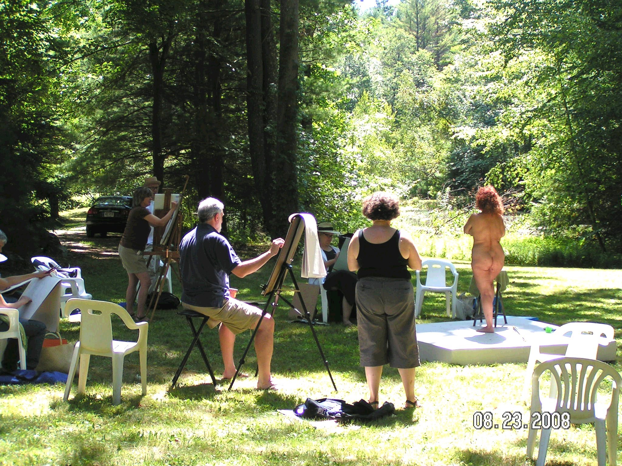 Artist model day at the black feather retreat westbrookville, ny 12785