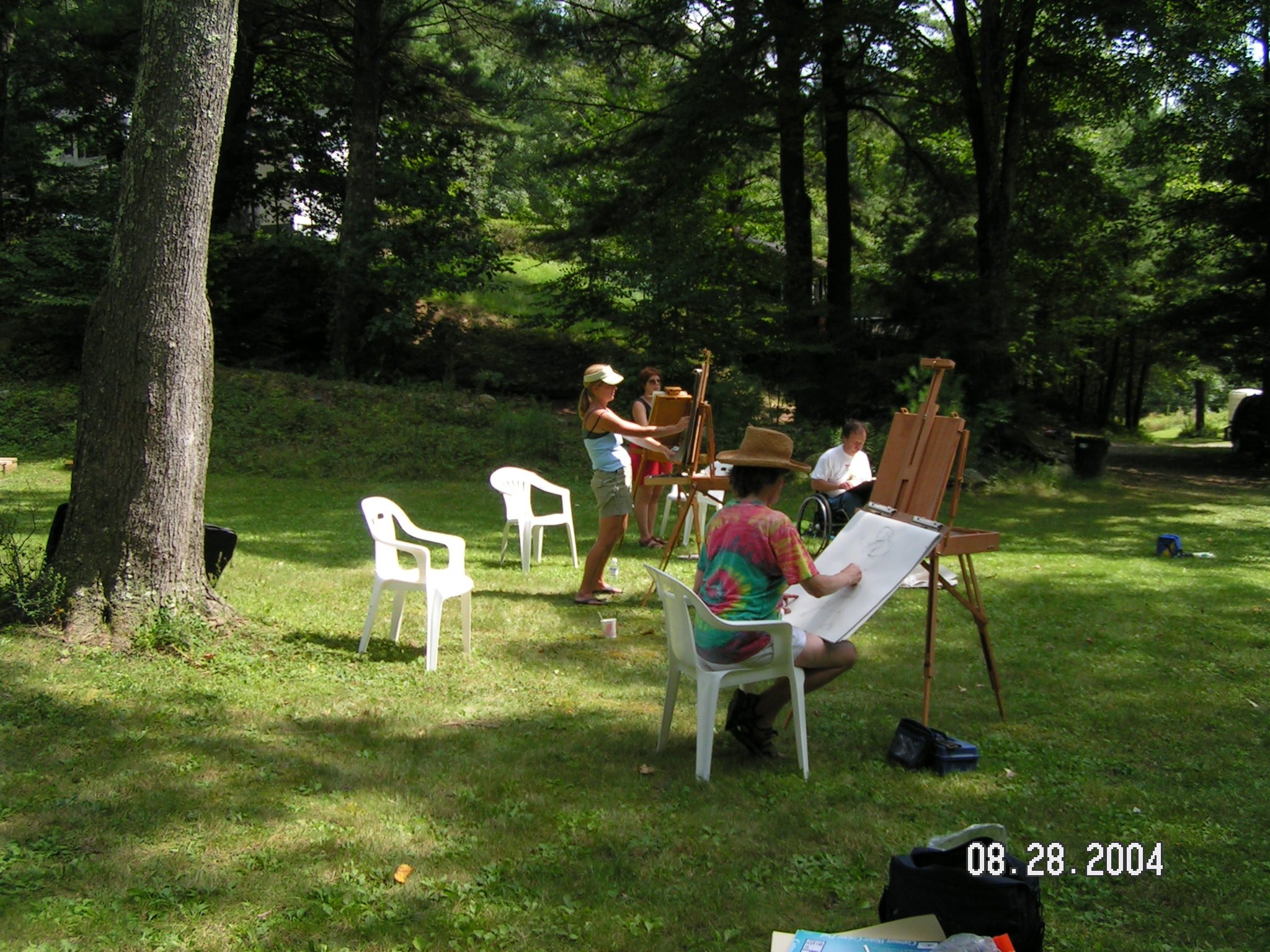 Annual Artist - Figure Model Day at the Blackfeather Retreat