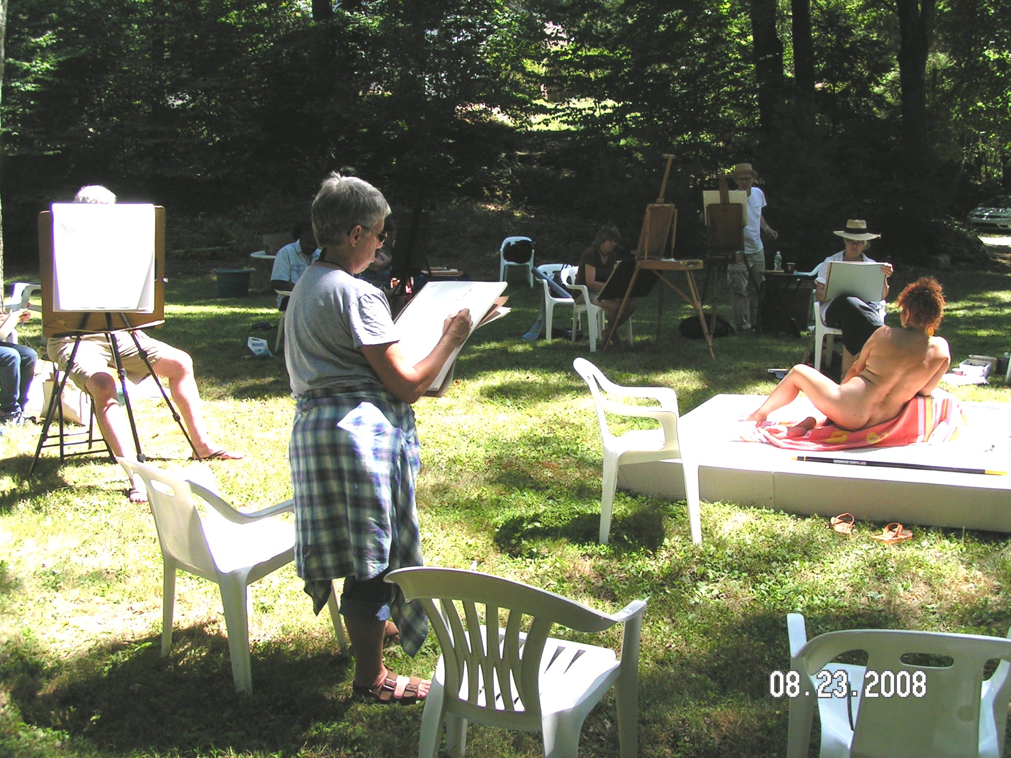 Annual Artist - Figure Model Day at the Blackfeather Retreat