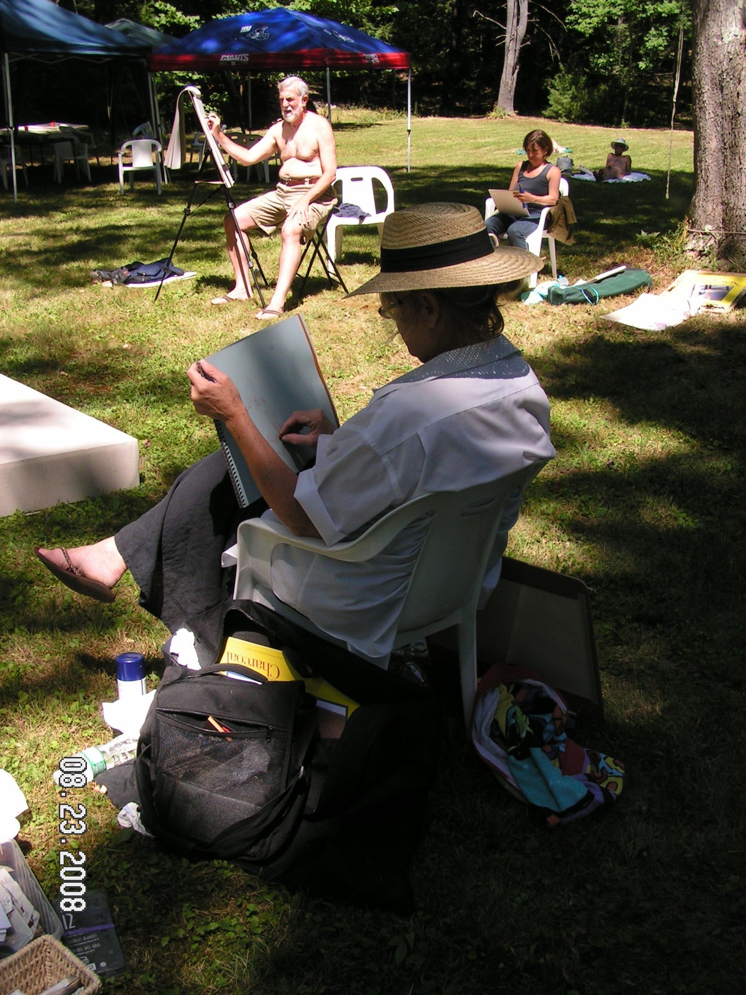 Annual Artist - Figure Model Day at the Blackfeather Retreat