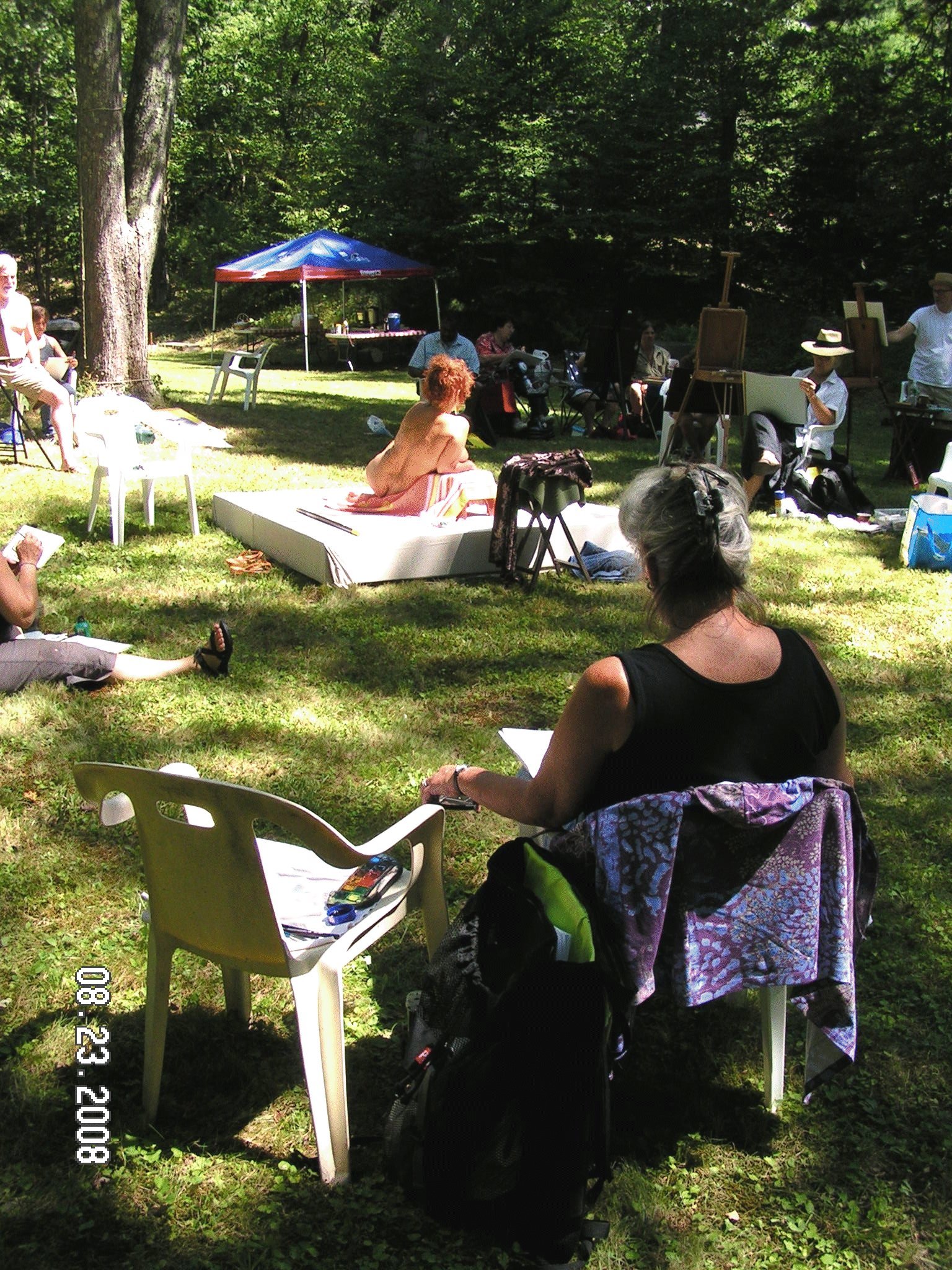 Annual Artist - Figure Model Day at the Blackfeather Retreat
