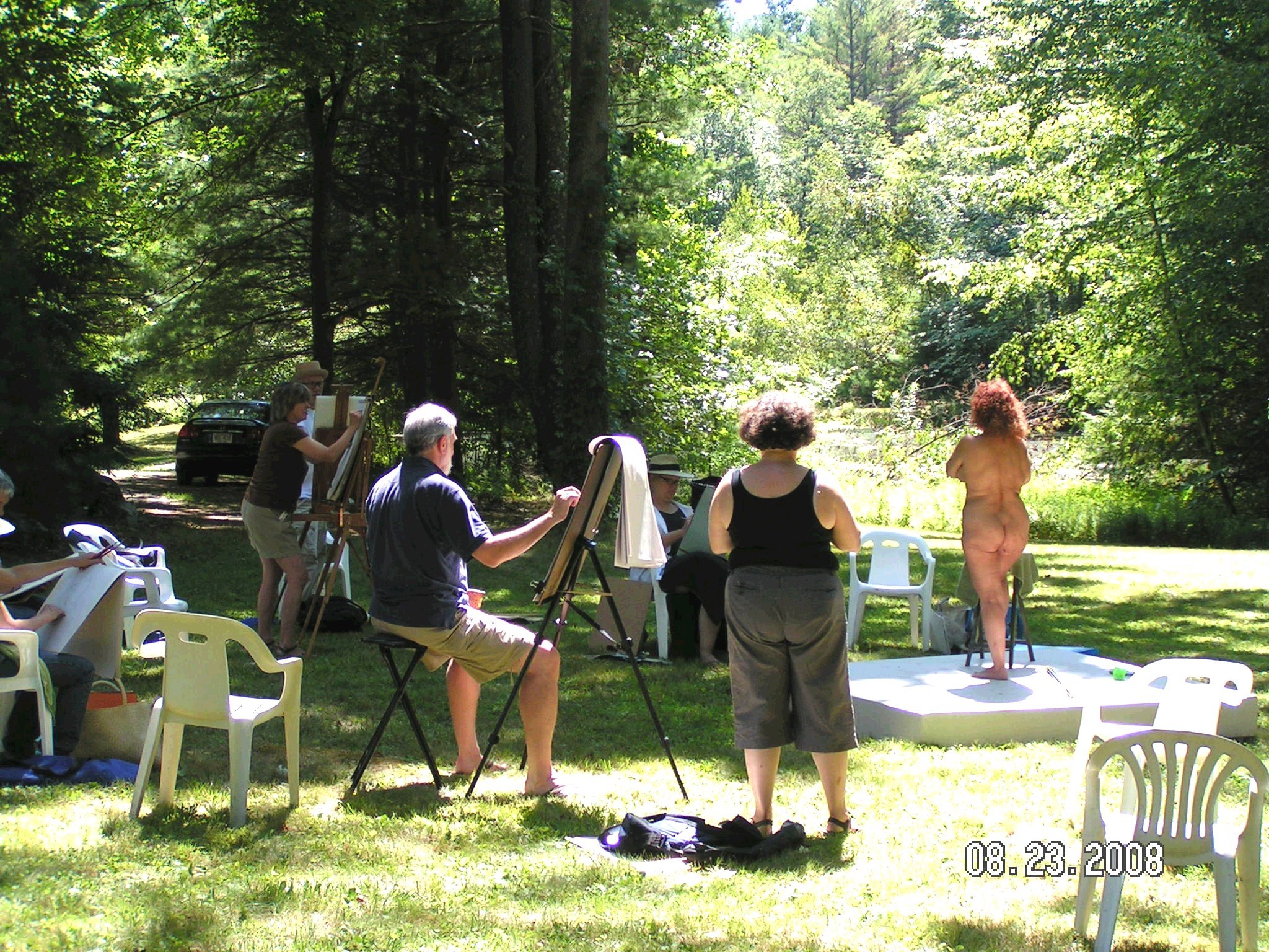Artist model day at the black feather retreat westbrookville, ny 12785